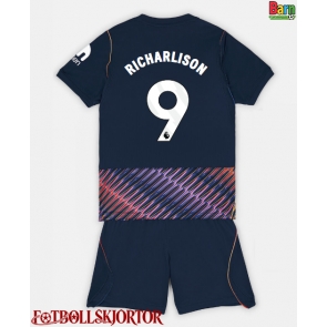 Tottenham Hotspur Richarlison #9 Borta Kläder Barn 2026-27 Kortärmad (+ Korta byxor)